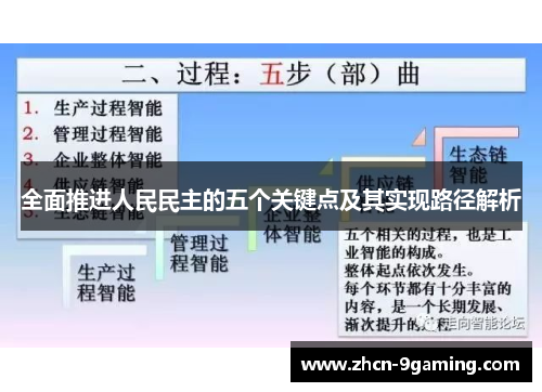 全面推进人民民主的五个关键点及其实现路径解析